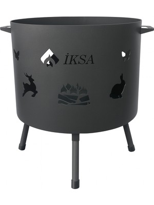Özgürce Sıcak ve Şık Taşınabilir Ateş Çukuru, Kamp ve Bahçe Için Mükemmel Seçim