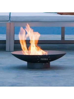 Özgürce Bahçe Için Şık ve Sıcak Atmosfer Yaratıcı Ateş Çukuru