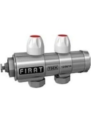 Fırat 1'' Kendinden Vanalı Kollektör (Kırmızı-Mavi) 1 Takım
