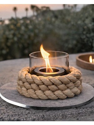 Özgürce Şık ve Modern Bioethanol Şömine, Zarif Masaüstü Tasarım