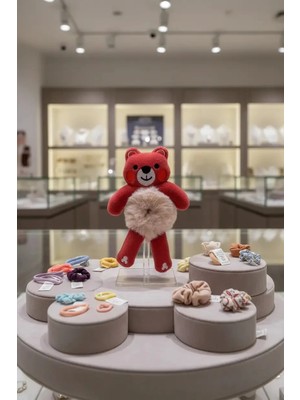 Miniso Ayıcık Figürlü Peluş Saç Lastiği