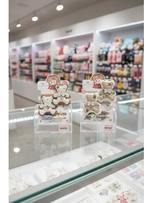 Miniso Ayıcıklı Lastik Toka 2'li