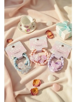 Miniso Hello Kitty Lisanslı Çiçek Dili Serisi Saç Tokaları (2 Adet)