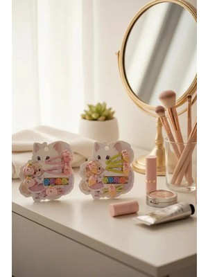 Miniso Çocuk Karışık Tokalar Tavşan Figürlü (Mandal + Çıtçıt)