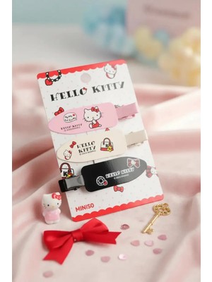 Miniso Hello Kitty Lisanslı Saç Tokası (2 Adet)