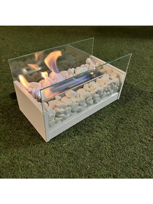 Özgürce Modern Şık Şömine ve Akvaryum Uyumuyla Dekorasyon Harikası