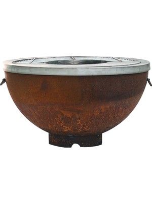 Özgürce Şık ve Dayanıklı Roca Izgaralı Ateş Çukuru, Keyifli Anlar Için Ideal