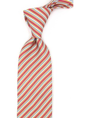 Kravatkolik Lollove Style Kırmızı Italyan Ipek Kravat İK2054