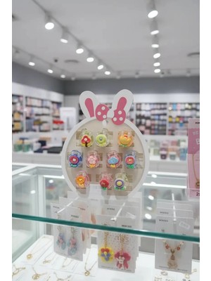 Miniso Çiçek Figürlü Küçük Mandal Tokalar 10'lu (Çocuk)