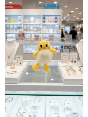 Miniso Ördek Figürlü Peluş Saç Lastiği