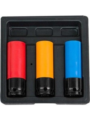 Özgürce Çift Taraflı Jant Lokma Takımı 1/2 Inç 3 Parça Set