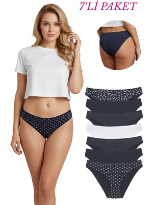 New Lilla 18001-4 Kadın 7'li Meeting Points Bikini Külot Paketi