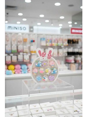 Miniso Karışık Figürlü Küçük Mandal Tokalar 10'lu (Çocuk)