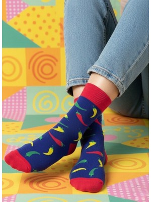 Baff Biber Desenli Çorap 39-42