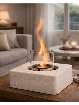 Özgürce Modern Orel Bioethanol Şömine, Şık ve Güvenli Ev Dekoru