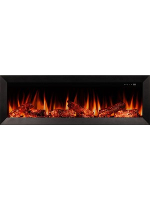 Özgürce Şık Metal Çerçeveli Elektrikli Şömine, Renkli ve Istediğiniz Ortam Için