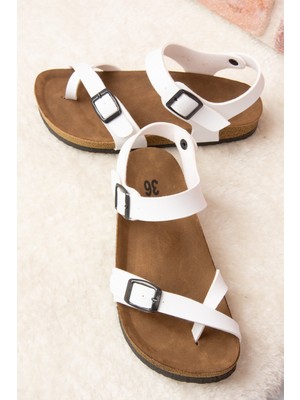 Fox Shoes Beyaz Kadın Sandalet H777786009