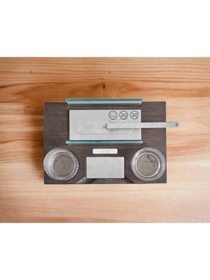 Özgürce Ahşap Kare Biyoetanol Şömine Hediye Seti ile Romantik Atmosfer Yaratın