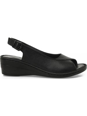 Polaris 5 Nokta 105809.Z6FX Siyah Kadın Comfort Sandalet