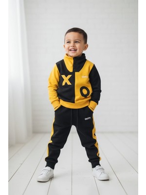 Black Steel Şal Yaka Garnili Parçalı Eşofman Takımı