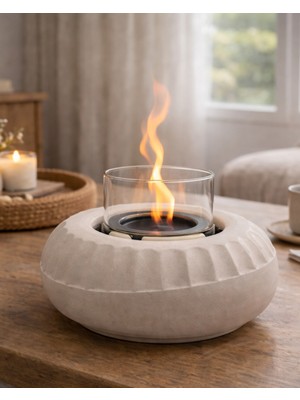 Özgürce Velar Masaüstü Bioethanol Şömine, Şık ve Güvenli Dekorasyon Ürünü
