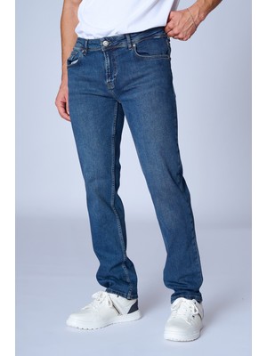 Twister Martin 831-01 Light Blue Erkek Rahat Kesim Likralı Kot Pantolon Mavi