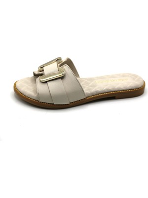 Mammamia 1430LX Kadın Deri Terlik