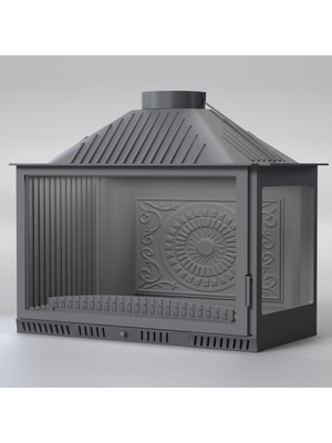 Özgürce 70 cm L Tipi Sol Açık Şömine Haznesi, Şık ve Kullanışlı Tasarım