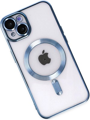 isiltikidsmoda Newface iPhone 14 Plus Kılıf Kross Magneticsafe Kapak - Sierra Blue