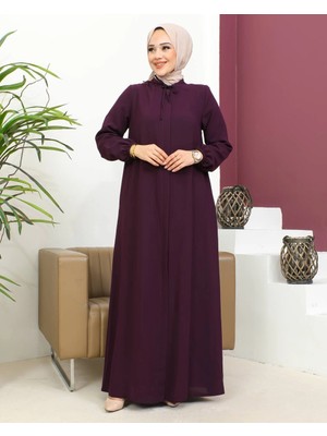 Nevayla Moda Salaş Kesim Tesettür Ferace / MÜRDÜM-F120