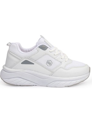 Queen Step 2105.09 Beyaz Yeni Sezon Fileli Rahat Hafif Spor Ayakkabı