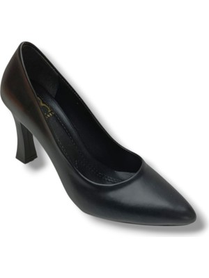 C-Shoes BJ349-26 Cilt Deri Yüksek Topuklu Kadın Stiletto