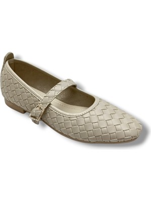 C-Shoes SG400-26 Örme Cilt Baretli Anatomik Kadın Babet