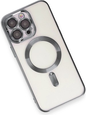 isiltikidsmoda Newface iPhone 15 Pro Max Kılıf Kross Magneticsafe Kapak - Titan Gri