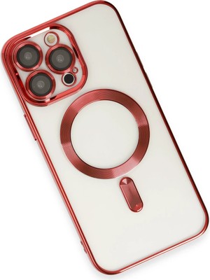 isiltikidsmoda Newface iPhone 14 Pro Kılıf Kross Magneticsafe Kapak - Kırmızı
