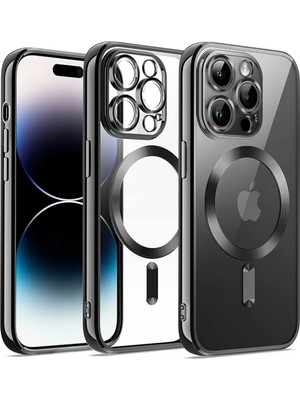 isiltikidsmoda Newface iPhone 12 Pro Kılıf Kross Magneticsafe Kapak - Siyah