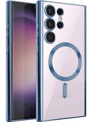 isiltikidsmoda Newface Samsung Galaxy S23 Ultra Kılıf Kross Magneticsafe Kapak - Sierra Blue
