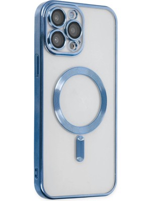 isiltikidsmoda Newface iPhone 13 Pro Max Kılıf Kross Magneticsafe Kapak - Sierra Blue