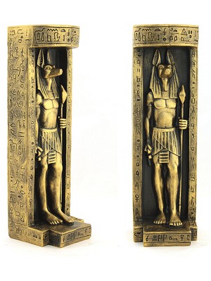 Anubis Figürlü Mumluk