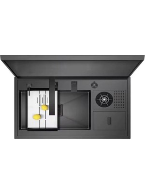 Gürtuz Orta Boy Kapaklı Ultrasonik Akıllı Evye – Ev, Işyeri Için, Uzaktan Kumandalı