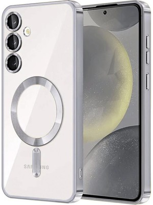 isiltikidsmoda Newface Samsung Galaxy S23 Plus Kılıf Kross Magneticsafe Kapak - Gümüş