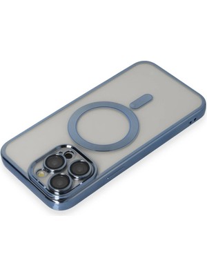 isiltikidsmoda Newface iPhone 14 Pro Max Kılıf Kross Magneticsafe Kapak - Sierra Blue