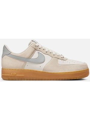 Nike Air Force 1 '07 Lv8 Leather Unisex Sneaker Swoosh Hakiki Deri Günlük Spor Ayakkabı Krem