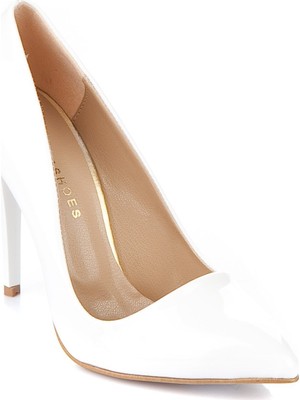 Fox Shoes Beyaz/beyaz Kadın Topuklu Ayakkabı 8922151909