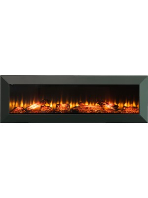 Özgürce Şömine Tasarımı, Modern ve Şık Elektrikli Isıtmasız Dekorasyon Parçası