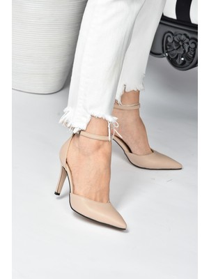 Fox Shoes Ten Topuklu Kadın Ayakkabı K404010709