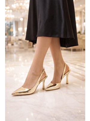 ModaOnn Zarif Sivri Burun Kadın Topuklu Ayakkabı