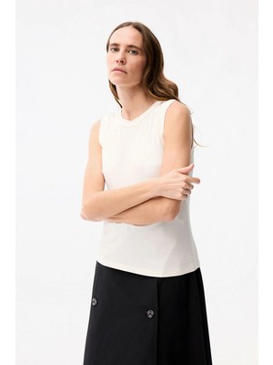 Adl Biyeli Kaşkorse Atlet Vanilya 10244440002