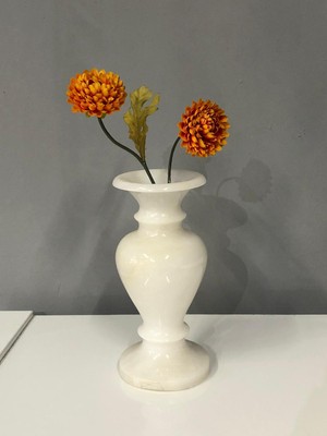 Marbleart Mermer Vazo