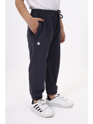 Toontoy Erkek Çocuk Baskılı Beli Paçası Lastikli Cepli Basic Jogger Eşofman Altı - 2 Iplik